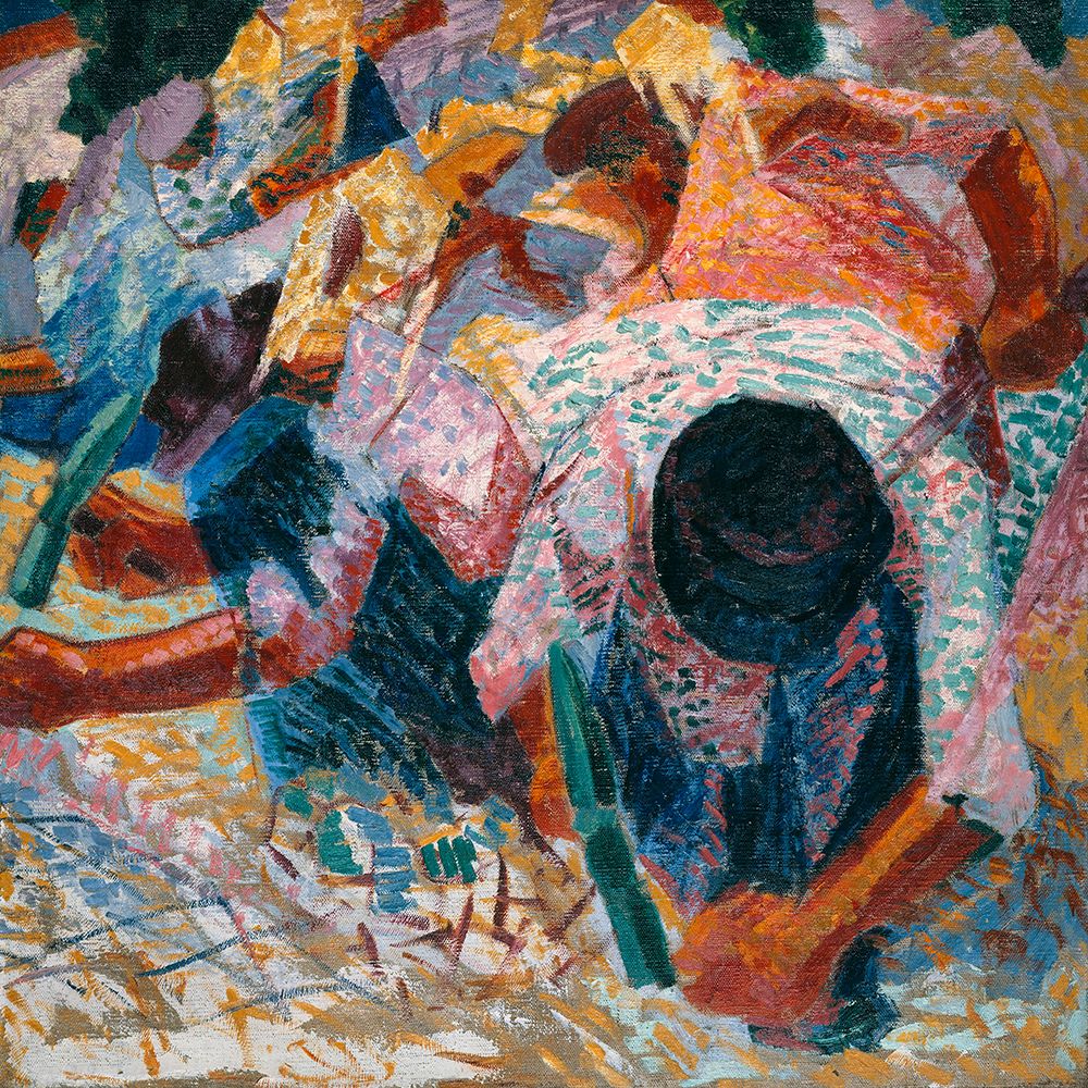 I lastricatori di strade, 1914 art print by Umberto Boccioni for $57.95 CAD