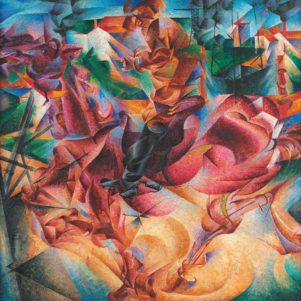 Elasticita, 1912 art print by Umberto Boccioni for $57.95 CAD
