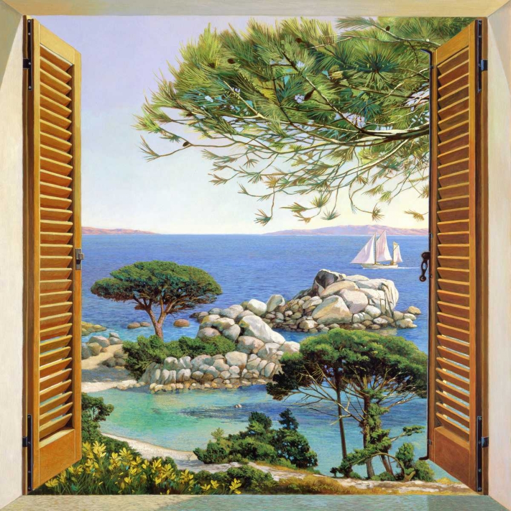 Finestra sul Mediterraneo art print by Andrea Del Missier for $57.95 CAD