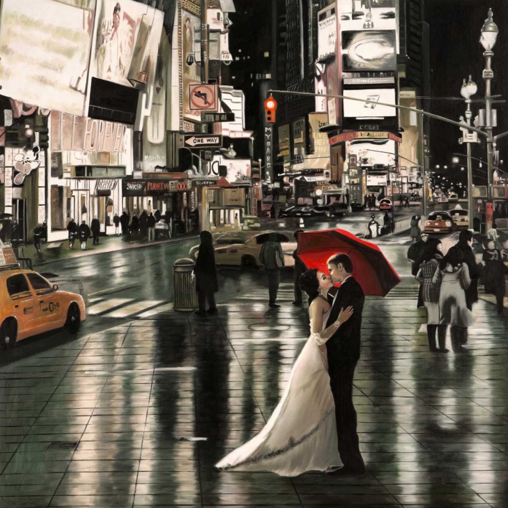 Romance in New York art print by Pierre Benson for $57.95 CAD