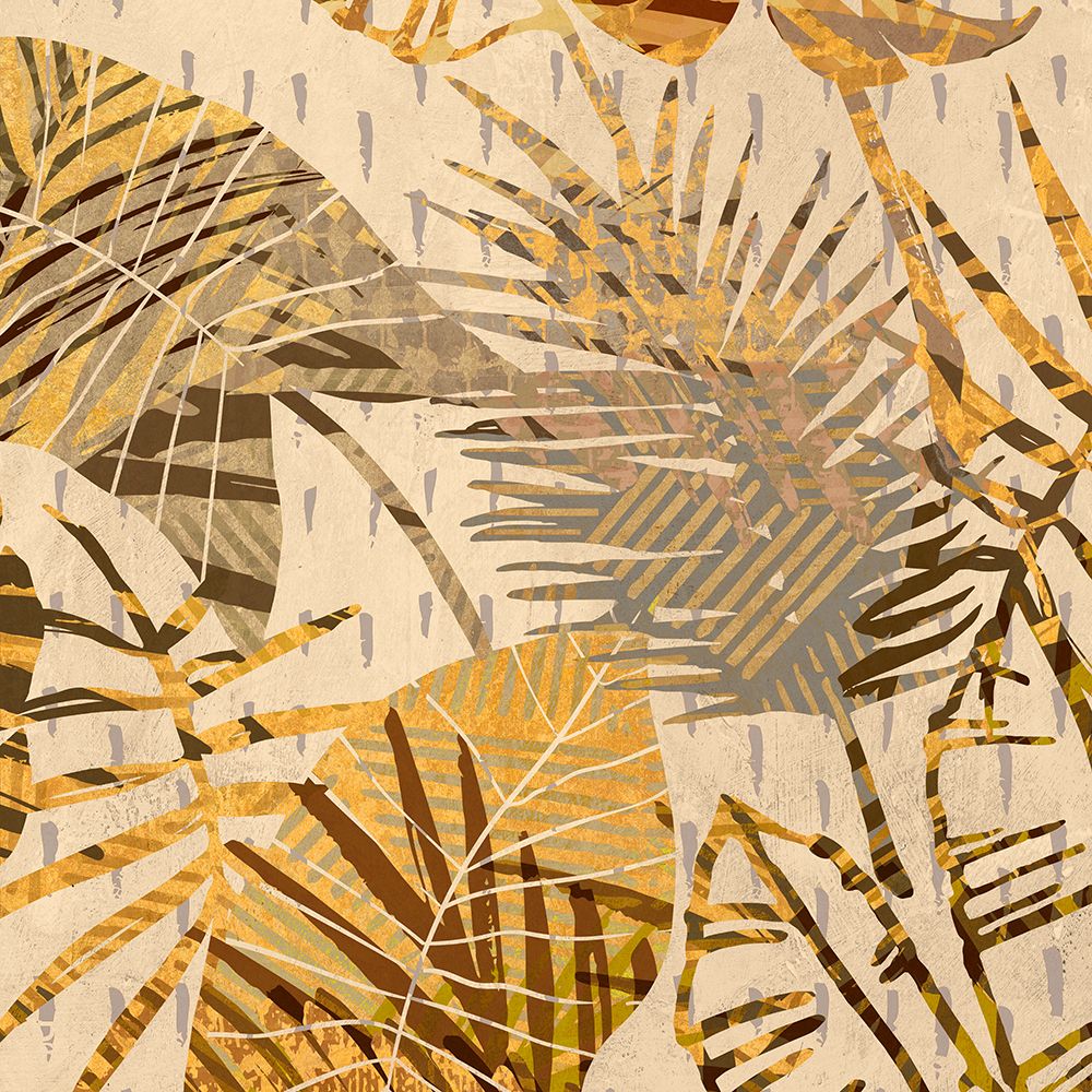 Palm Festoon Gold I art print by Eve C. Grant for $57.95 CAD