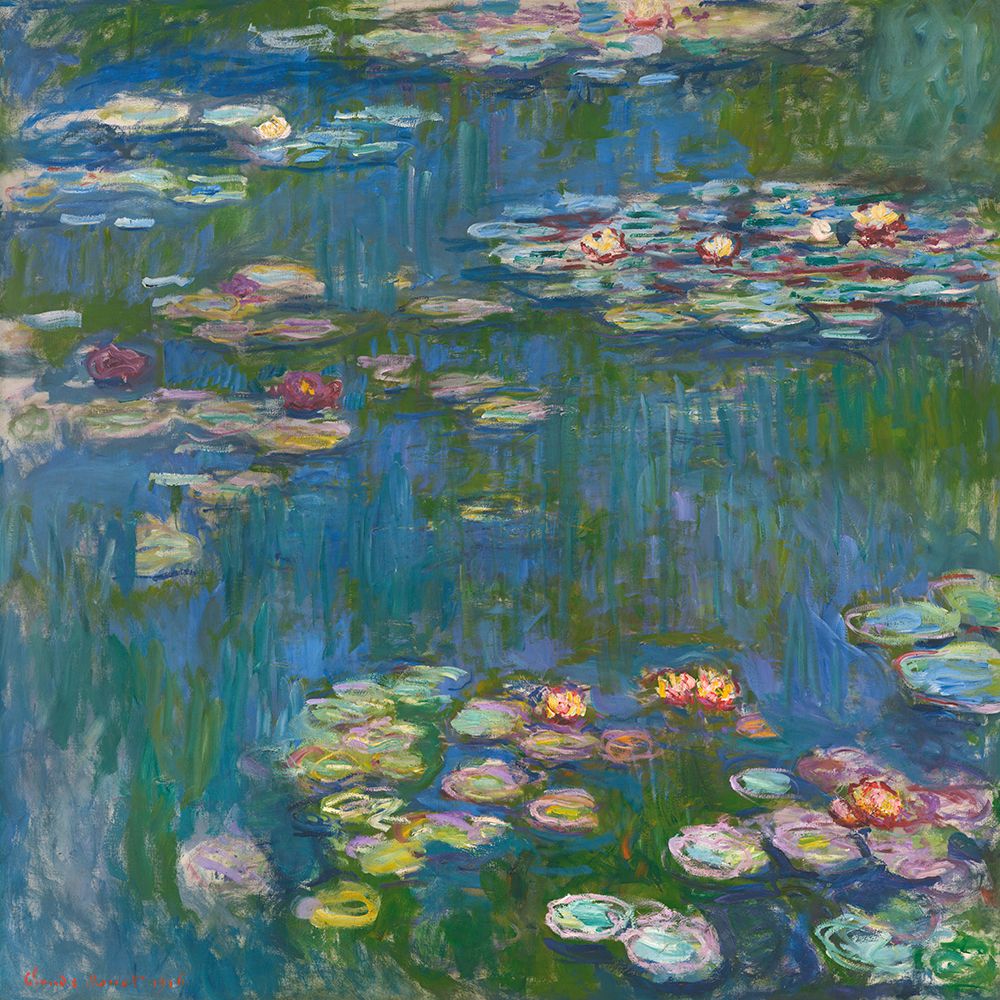 Water Lilies art print by Claude Monet for $57.95 CAD