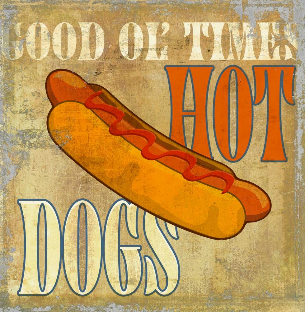 Hot Dog art print by Skip Teller for $57.95 CAD