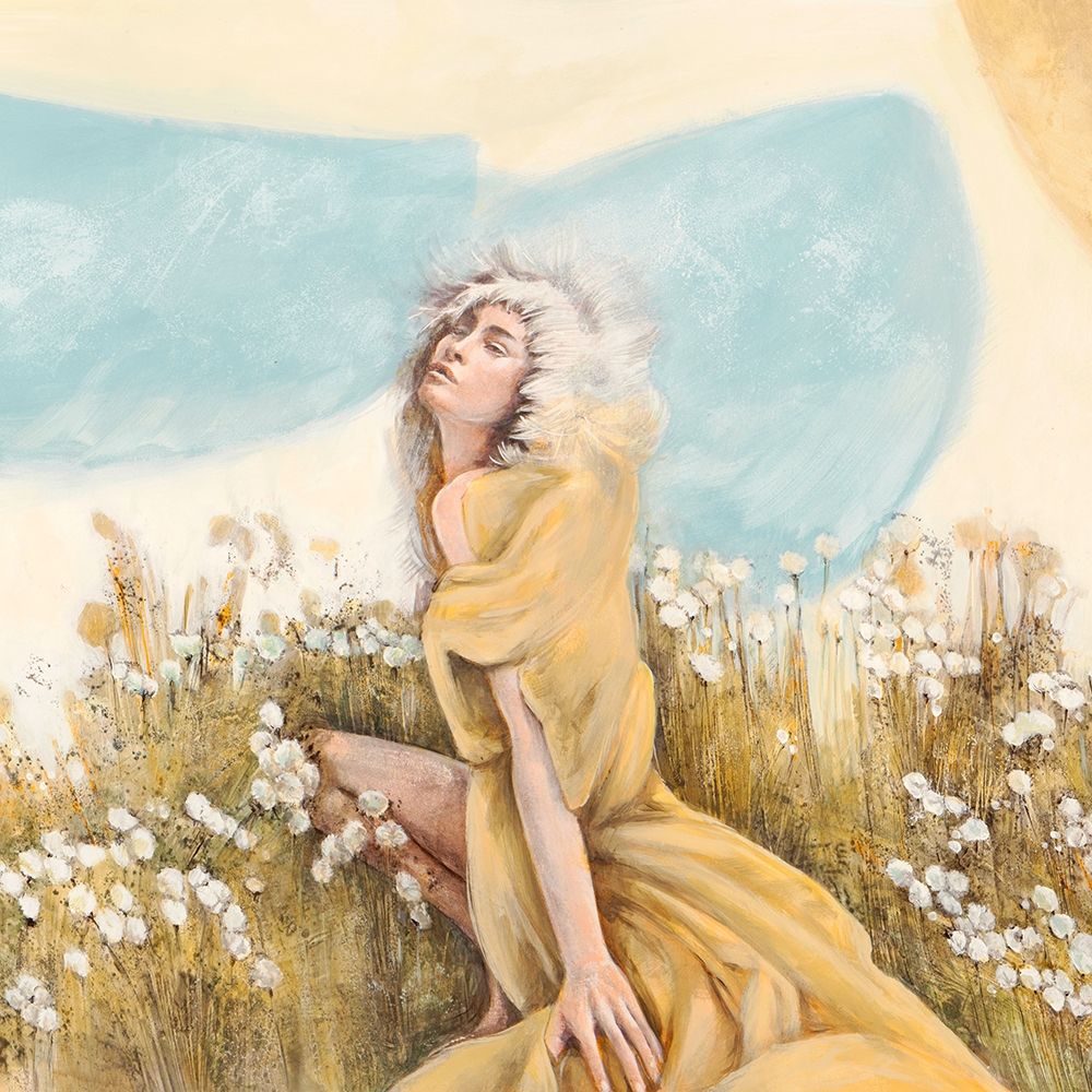 Fairy of the Pale Skies (detail) art print by Erica Pagnoni for $57.95 CAD