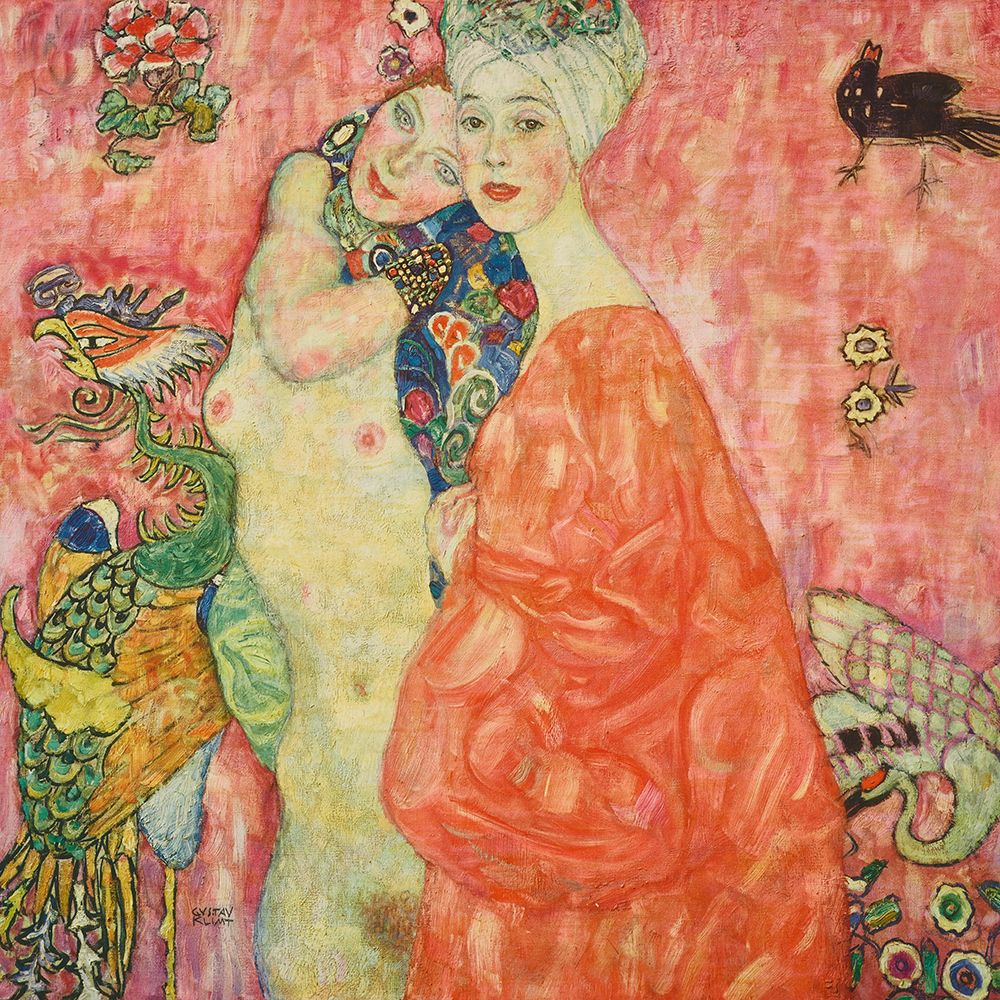 The gleanings art print by Gustav Klimt for $57.95 CAD