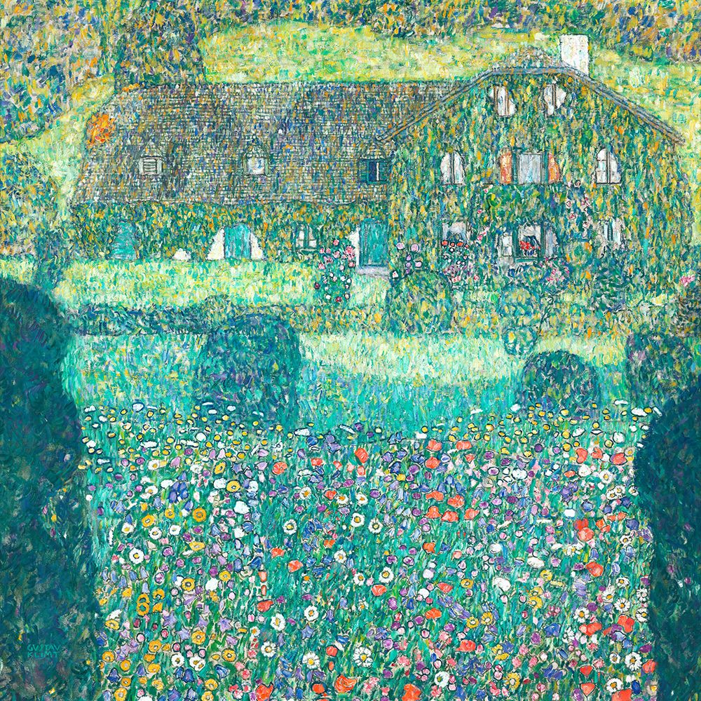 Foresters lodge in Weissenbach I, 1914 art print by Gustav Klimt for $57.95 CAD