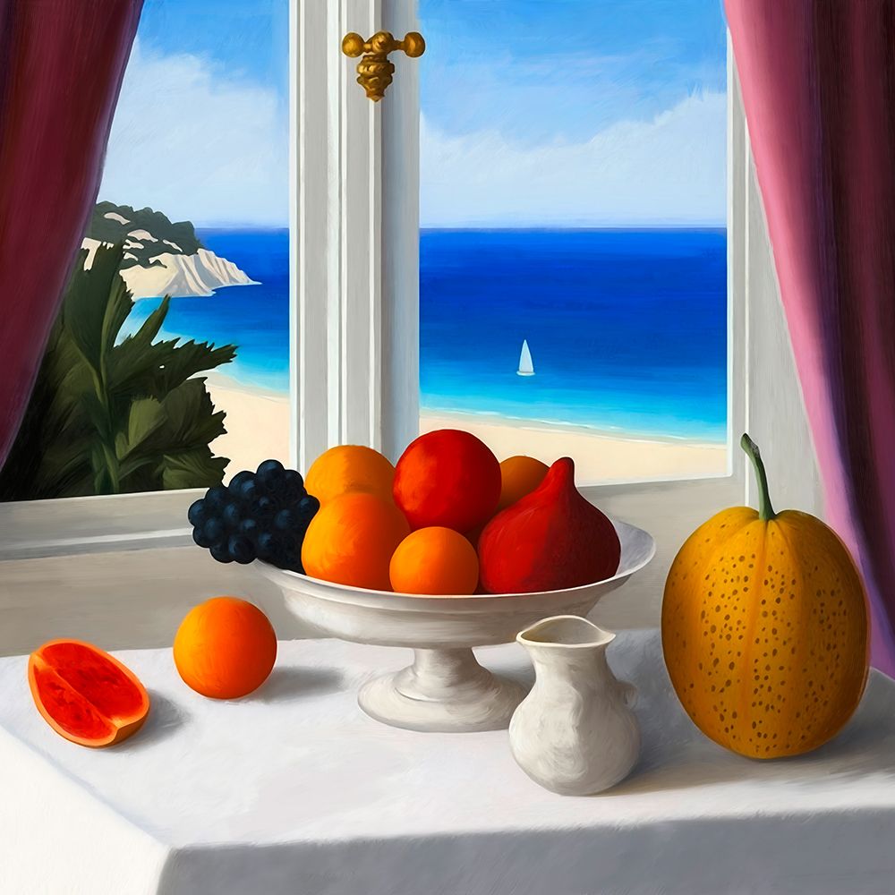 Still Life and WIndow I (detail) art print by Hernan Navarro for $57.95 CAD