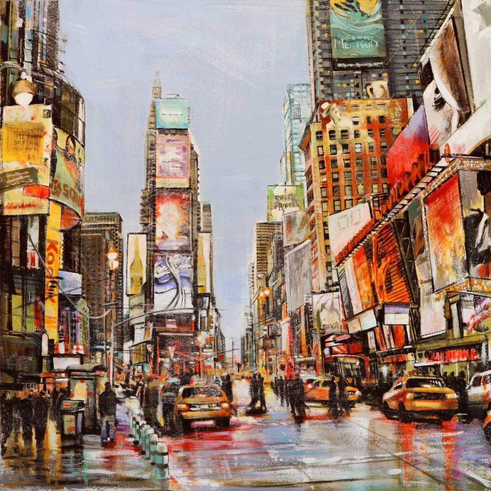 Times Square Jam art print by John B. Mannarini for $57.95 CAD