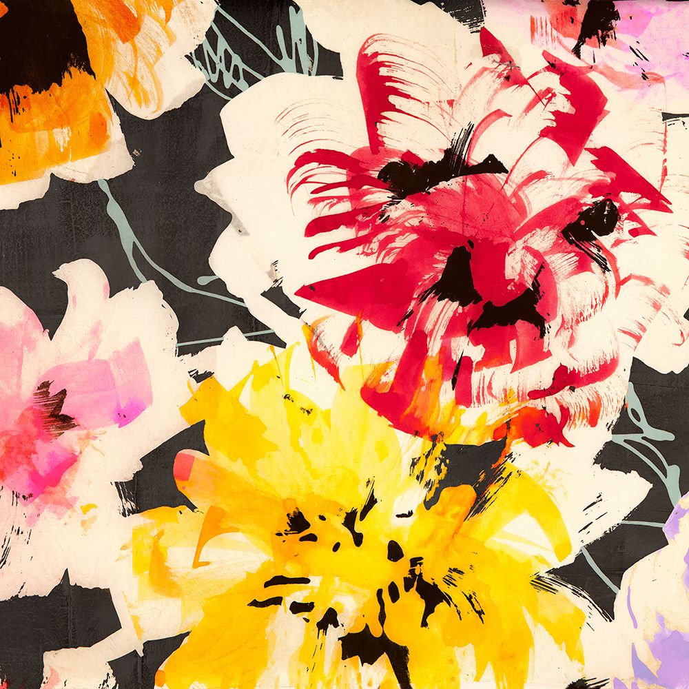 Neon Flowers II (detail) art print by Kelly Parr for $57.95 CAD