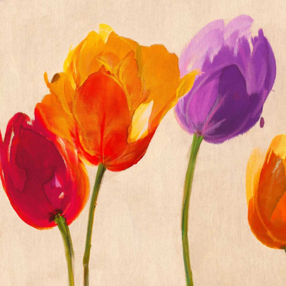 Tulips and Colors (detail) art print by Luca Villa for $57.95 CAD