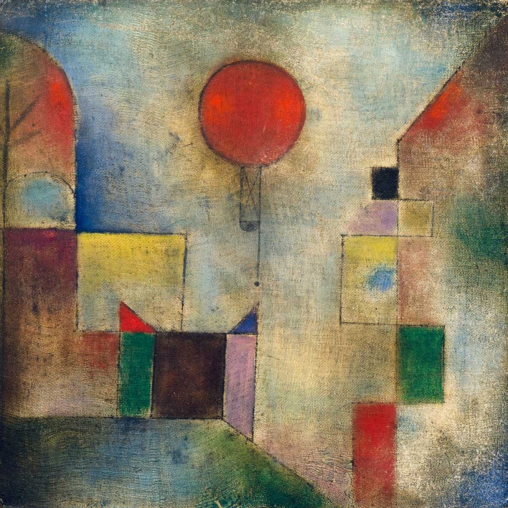 Red balloon art print by Paul Klee for $57.95 CAD