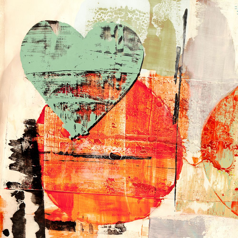 Pop Love #1 (Heart+Sun) art print by Peter Winkel for $57.95 CAD