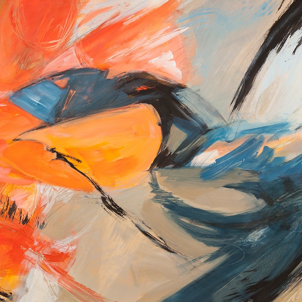 Oranges and Blues (detail) art print by Jim Stone for $57.95 CAD