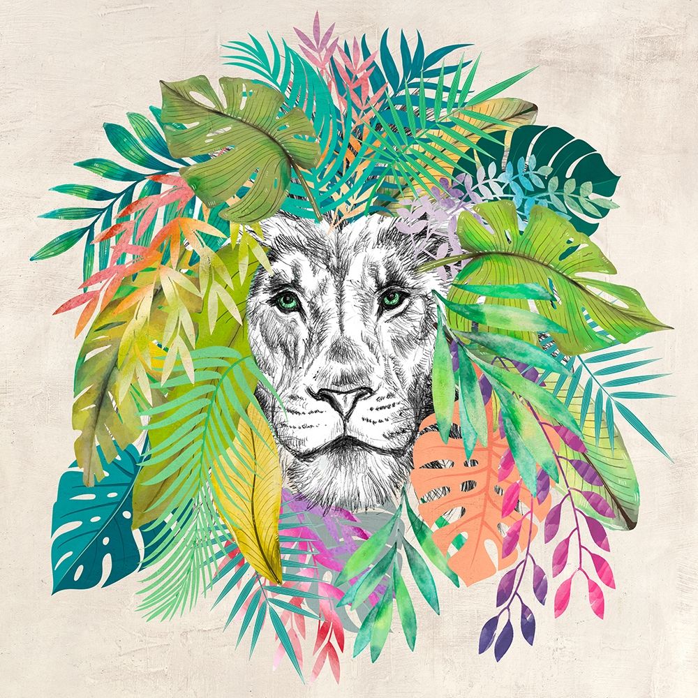 King of the Jungle - detail art print by Matt Spencer for $57.95 CAD