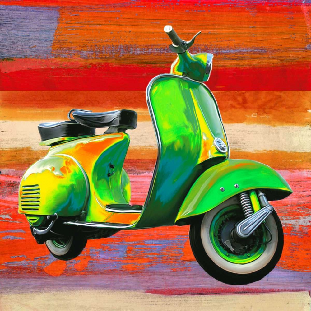 Pop Scooter I art print by Teo Rizzardi for $57.95 CAD