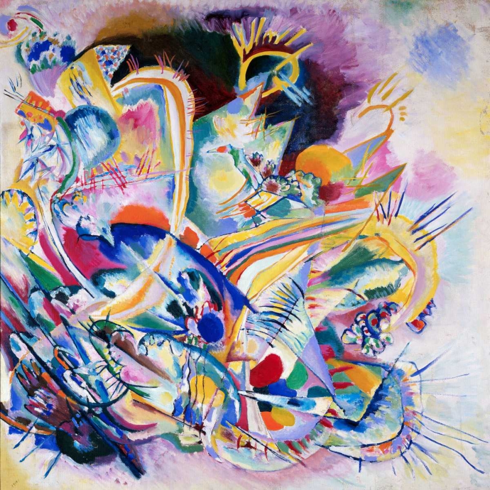 Improvisation Painting art print by Wassily Kandinsky for $57.95 CAD