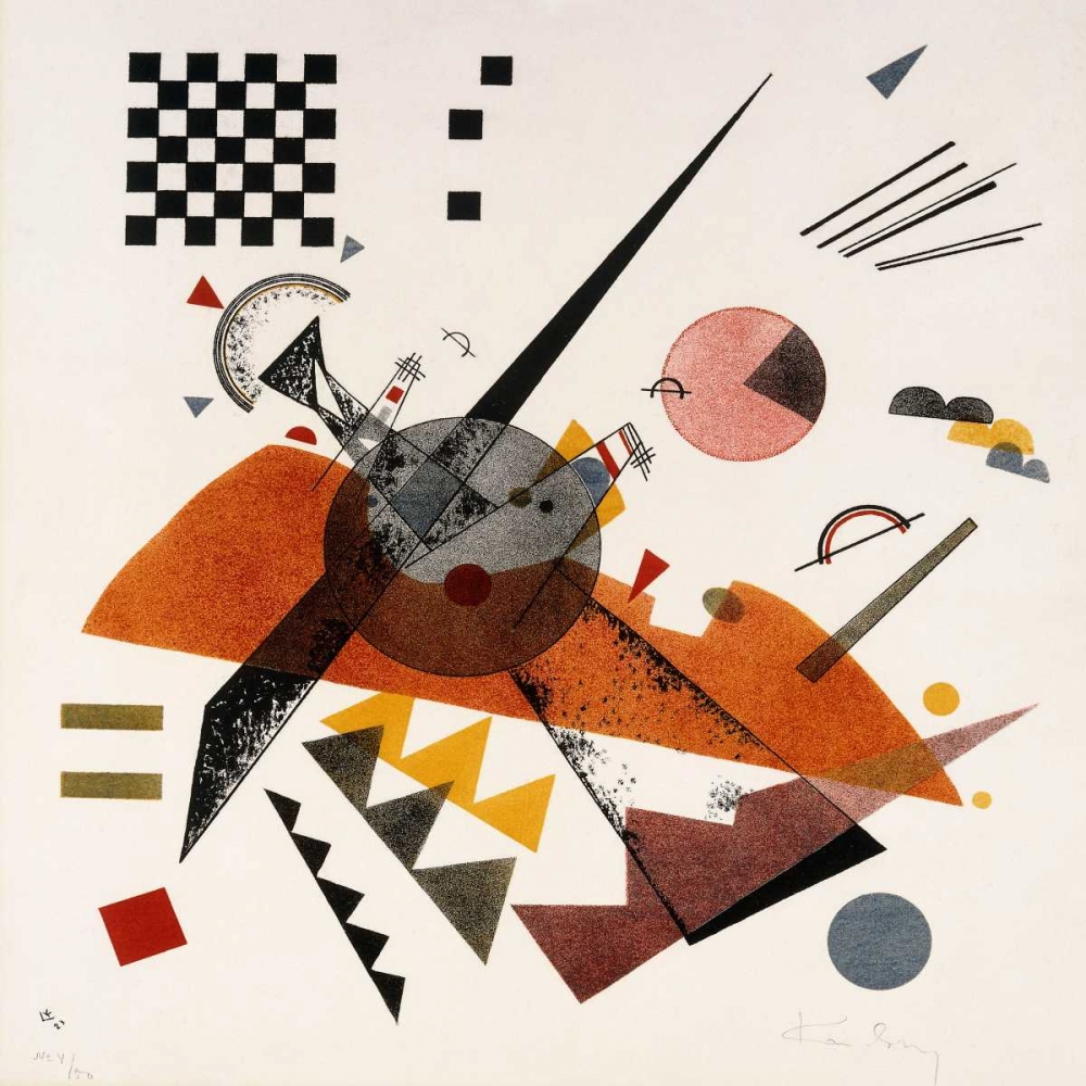Orange art print by Wassily Kandinsky for $57.95 CAD