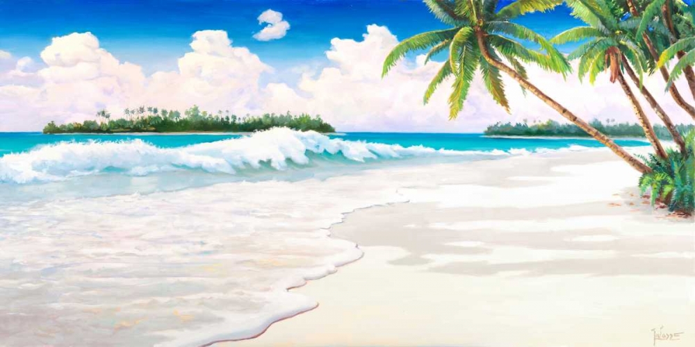 Onda tropicale art print by Adriano Galasso for $57.95 CAD
