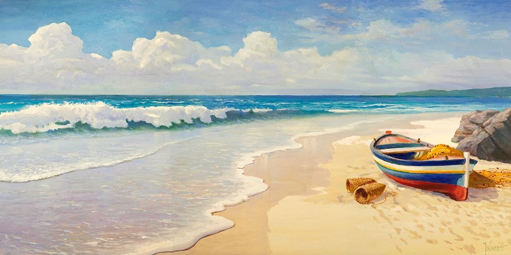 Onde sulla spiaggia art print by Adriano Galasso for $57.95 CAD