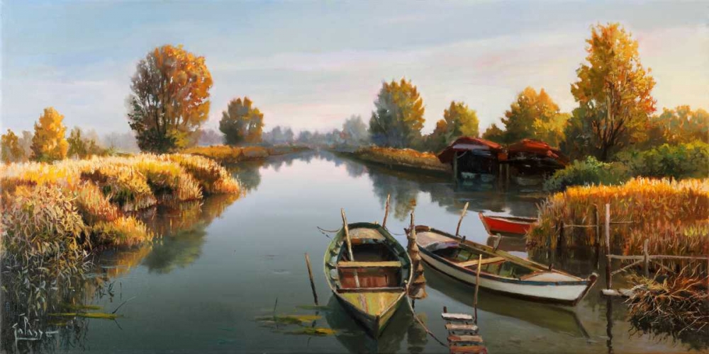 Sul fiume art print by Adriano Galasso for $57.95 CAD