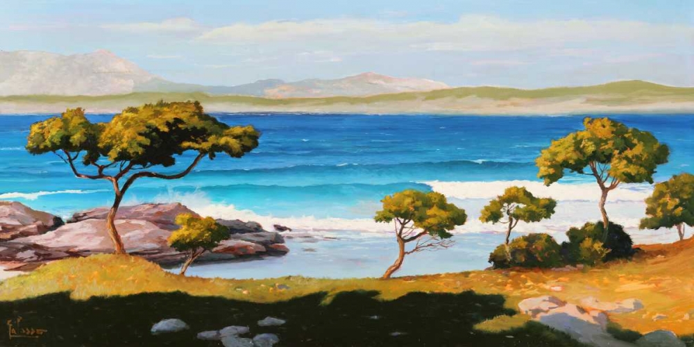 Spiaggia del Mediterraneo art print by Adriano Galasso for $57.95 CAD
