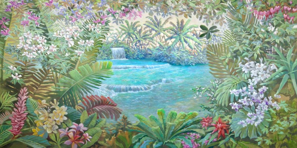 Cascata tropicale art print by Frank Krahmer for $57.95 CAD