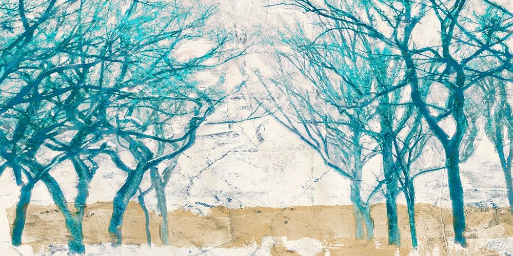 Turquoise Trees art print by Alessio Aprile for $57.95 CAD