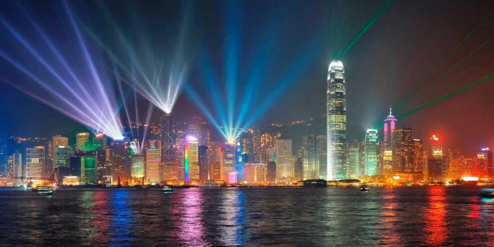 Symphony of lights, Hong Kong art print by Anonymous for $57.95 CAD