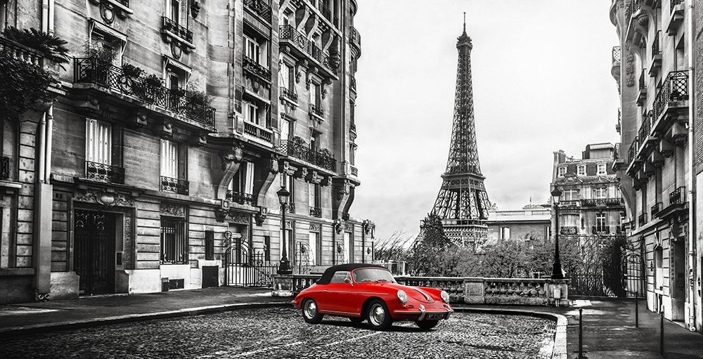 Roadster in Paris (Rouge) art print by Gasoline Images for $57.95 CAD