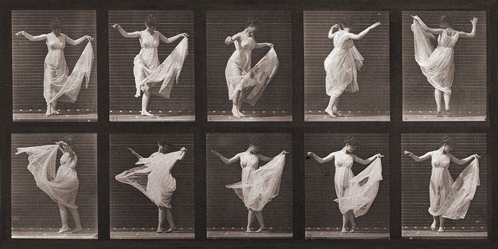 A Woman Dancing, 1887 art print by Eadweard Muybridge for $57.95 CAD