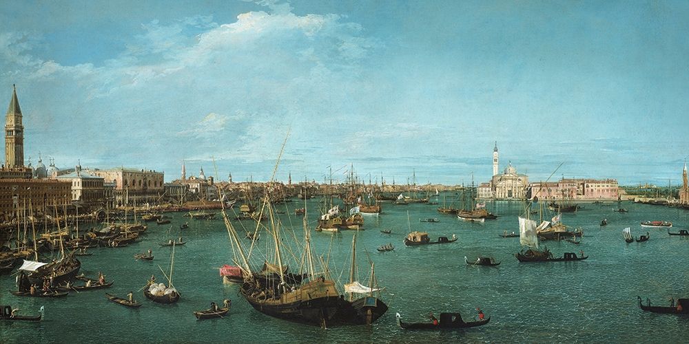 Bacino di San Marco, Venice art print by Canaletto for $57.95 CAD