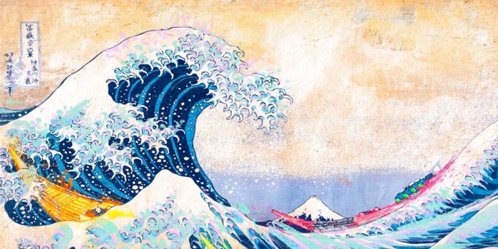 Hokusais Wave 2.0 (detail) art print by Eric Chestier for $57.95 CAD