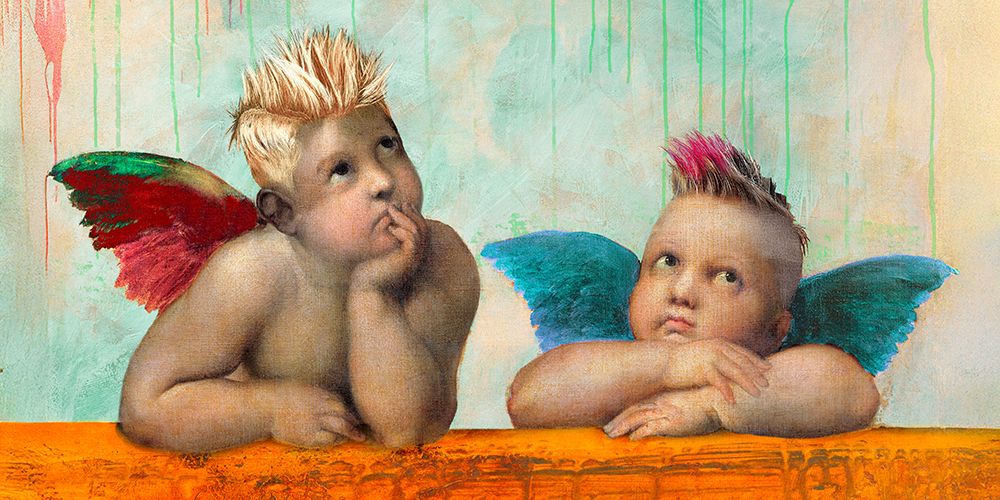 Careless Little Punks (detail) art print by Eric Chestier for $57.95 CAD