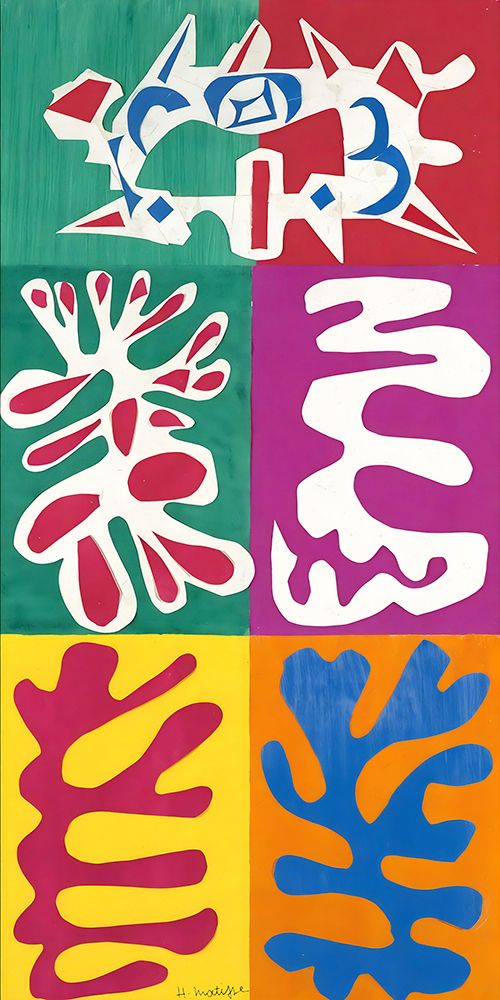 Le panneau au masque, 1947 art print by Henri Matisse for $57.95 CAD