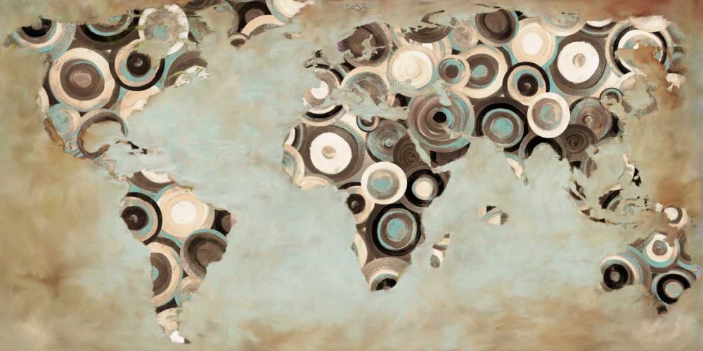World in motion art print by Joannoo for $57.95 CAD