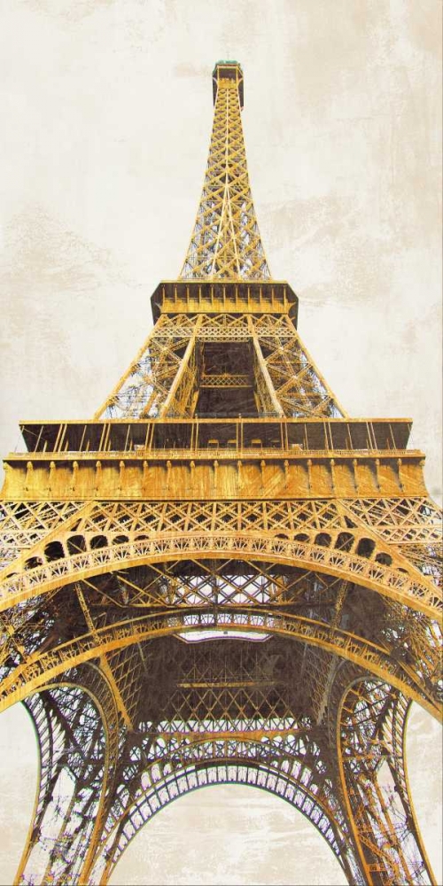 Gilded Eiffel Tower art print by Joannoo  for $57.95 CAD