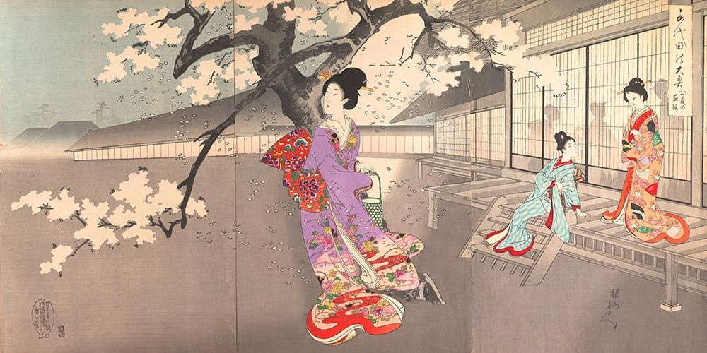 Chiyoda Castle art print by Yoshu (Hashimoto) Chikanobu for $57.95 CAD