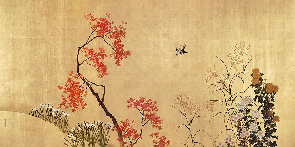 Japanese Autumn art print by Shibata Zeshine for $57.95 CAD