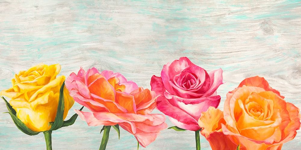 Funky Roses art print by Jenny Thomlinson for $57.95 CAD