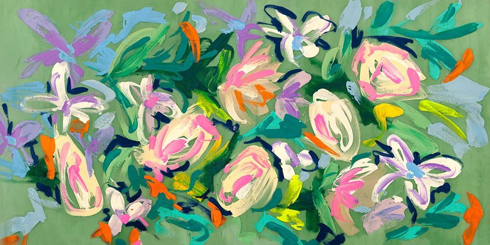 Waterlilies in Spring art print by Kelly Parr for $57.95 CAD