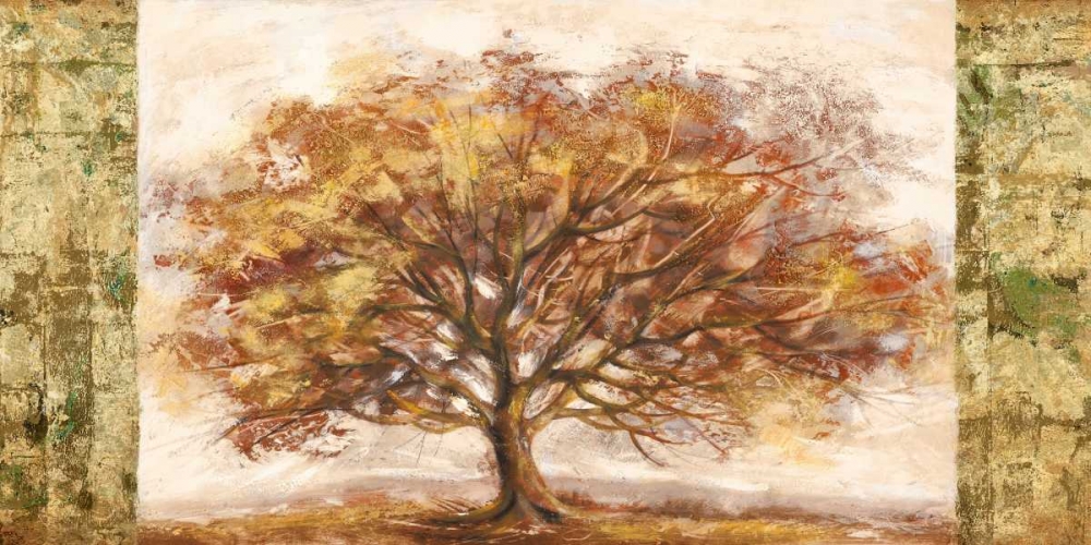 Golden Tree Panel art print by Lucas for $57.95 CAD