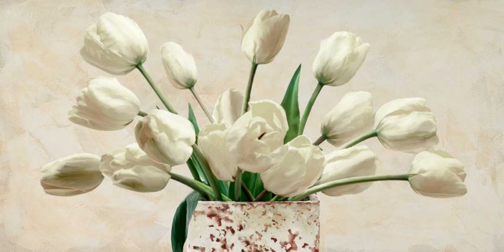 Bouquet blanc art print by Leonardo Sanna for $57.95 CAD
