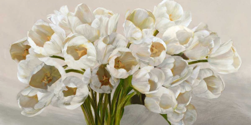 Tulipes blanches art print by Leonardo Sanna for $57.95 CAD