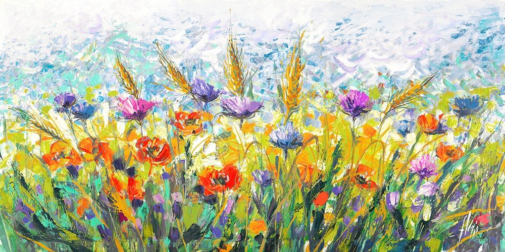 Campo in fiore art print by Luigi Florio for $57.95 CAD