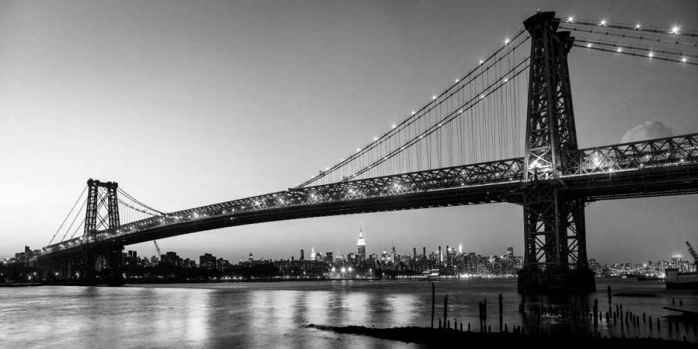 Queensboro Bridge and Manhattan from Brooklyn, NYC art print by Michel Setboun for $57.95 CAD
