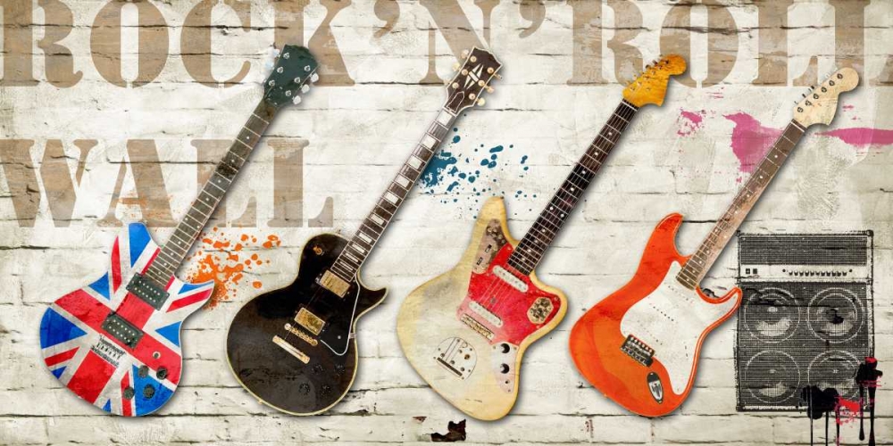 Rock n Roll Wall art print by Steven Hill for $57.95 CAD