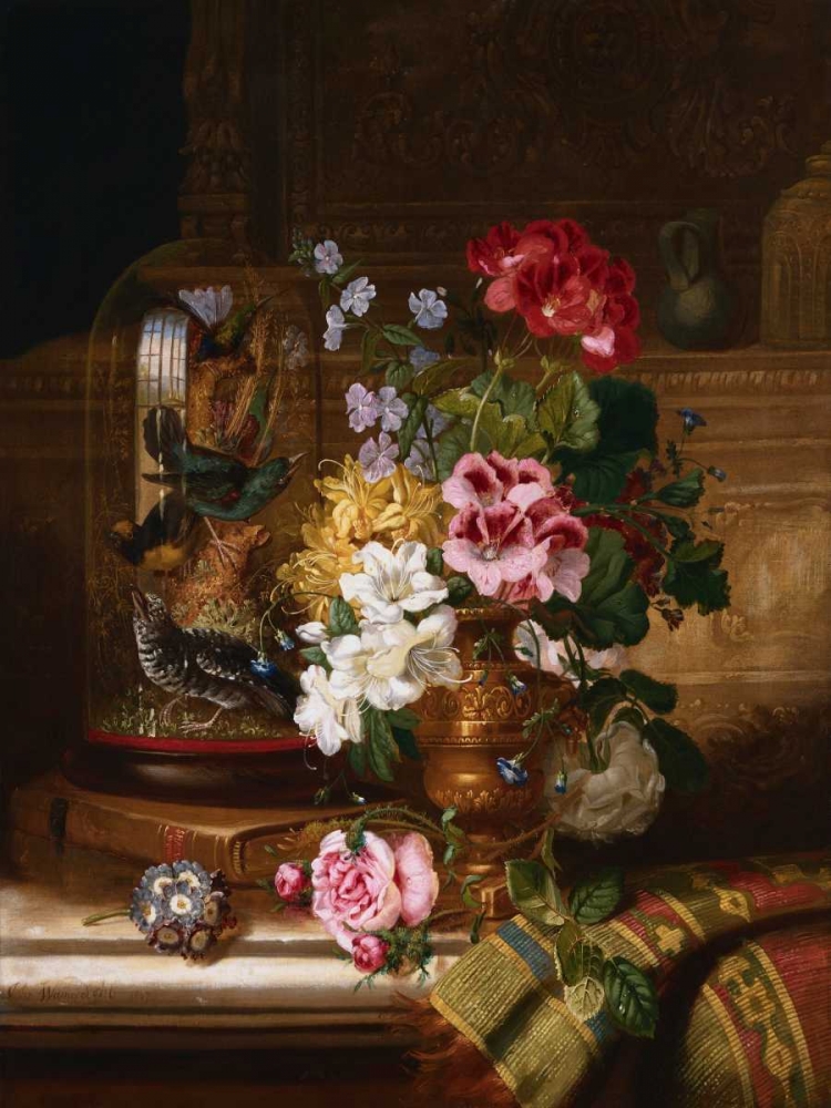 A Vase of Assorted Flowers art print by William John Wainwright for $57.95 CAD