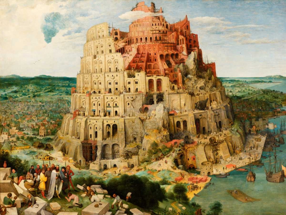 The Tower of Babel art print by Pieter Bruegel the Elder for $57.95 CAD