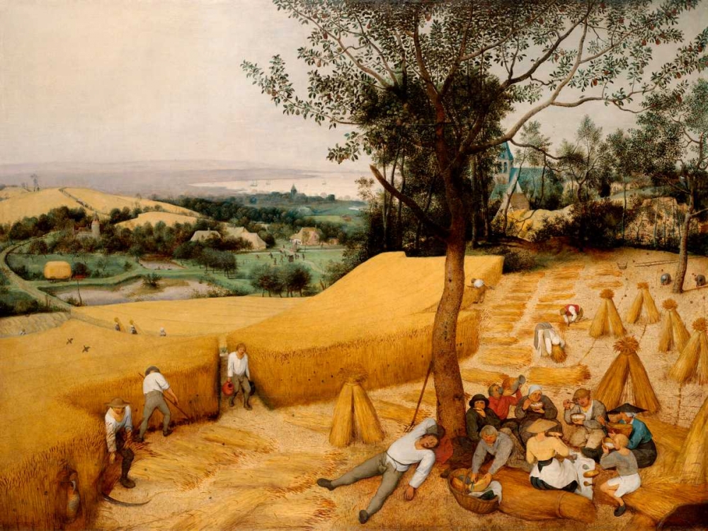 The Harvesters art print by Pieter Bruegel the Elder for $57.95 CAD