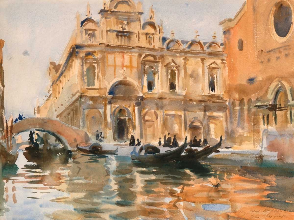 Rio dei Mendicanti - Venice art print by John Singer Sargent for $57.95 CAD